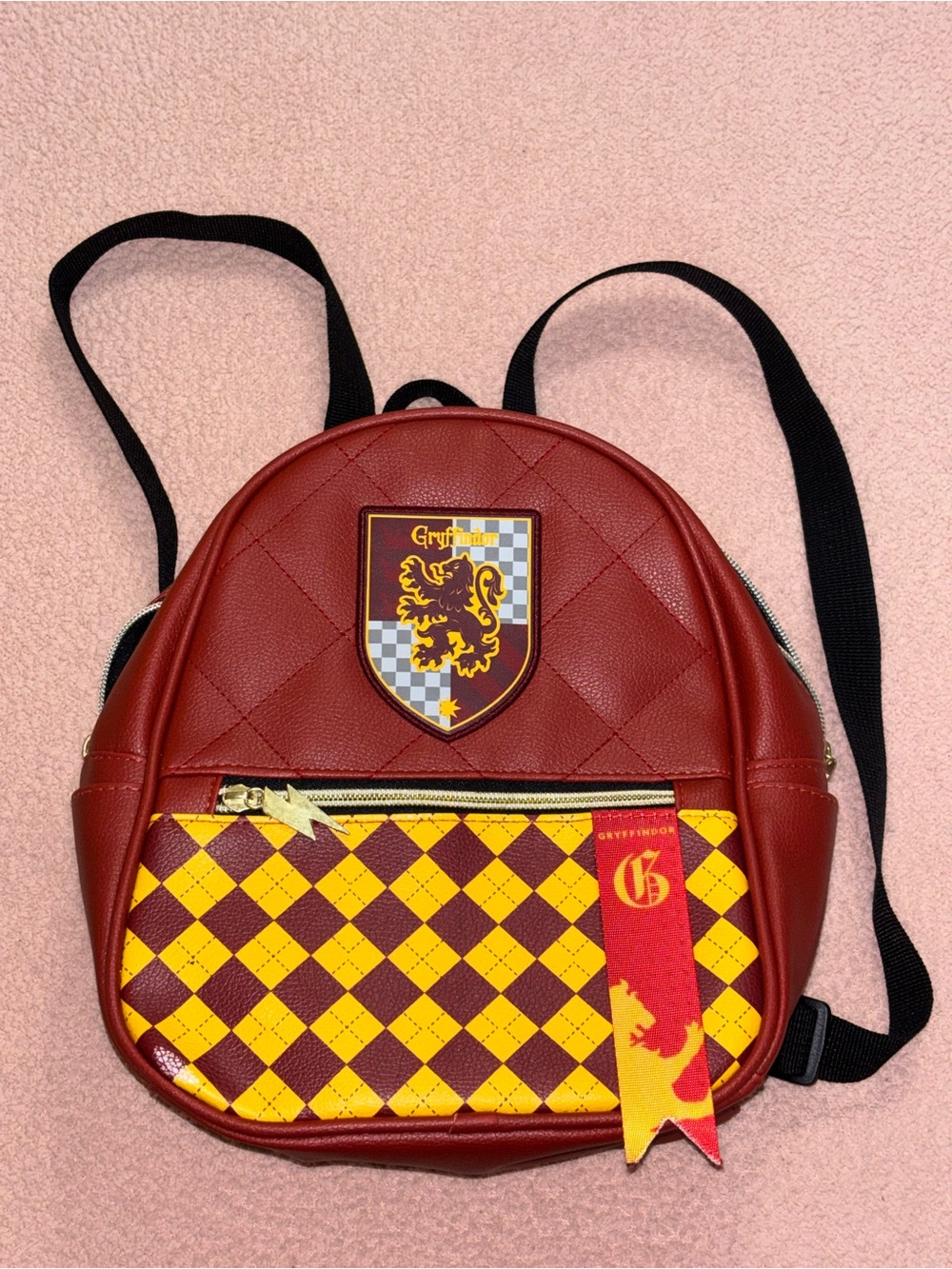 Warner Bros. Harry Potter Red & Yellow Accent Mini Backpack